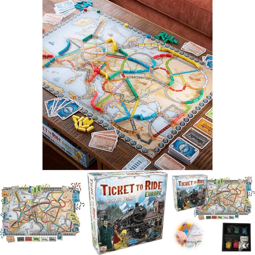 Исследуйте Европу с увлекательной настольной игрой Ticket to Ride Europe от Days of Wonder