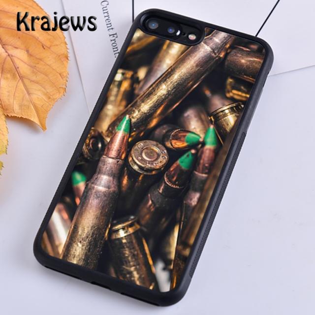 Чехол для телефона Krajews Military Gun Bullets Collage для iPhone 14 5 6s 7 8 plus X XR XS 11 12 13 pro max Samsung S21 S22 ultra