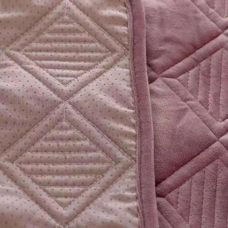 Короткое плюшевое полотенце для дивана серого цвета, европейское короткое утепленное стеганое покрытие для дивана, противоскользящее европейское покрытие для дивана для гостиной