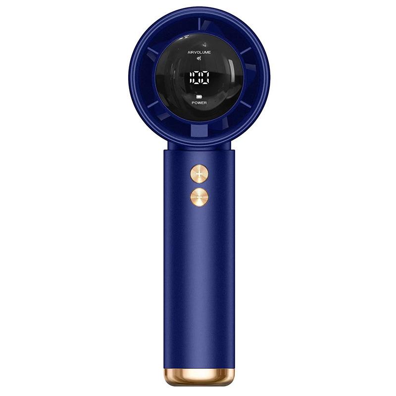 New 100-Speed High-Speed Handheld Fan USB Mini Portable Charging Turbo Small Fan Desktop Small Electric Fan