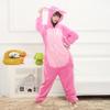 Фланелевая пижама с изображением животных для взрослых, пижама с единорогом, женская пижама Kugurumi для косплея, розовая, розовая, с кроликом, комбинезоны, одежда для сна с обувью