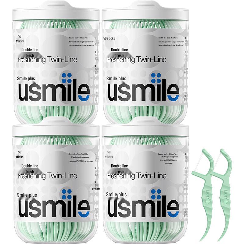 Usmile Dual-Line Dental Floss Sticks