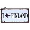Worldwide Popular City License Plate Poster Vintage Wall Decor North America Metal Tin Sign Plaques Poster 15x30cm