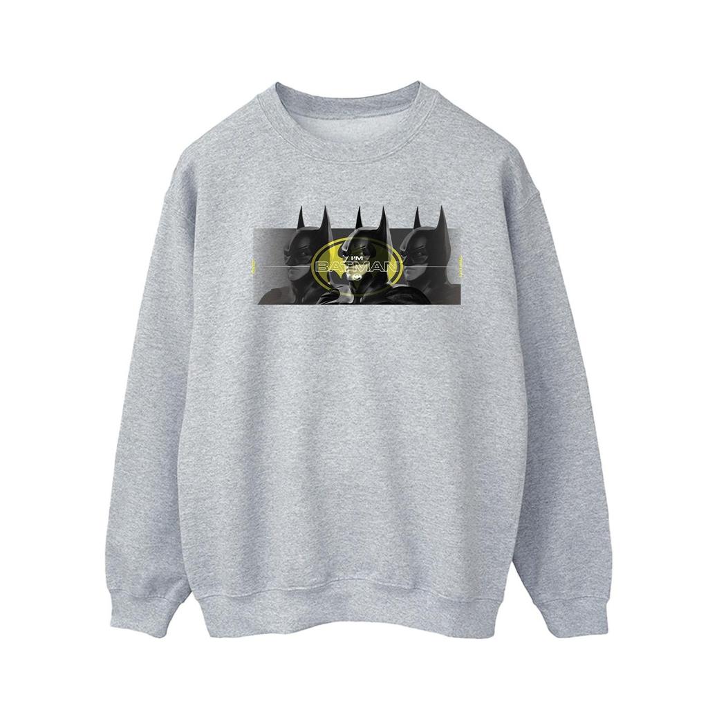 DC Comics Mens The Flash Batman Portraits Sweatshirt