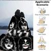 1 шт. Фланелевое одеяло группы KISS, Мягкое, приятное для кожи, с цифровой печатью, Различные размеры в наличии для семьи, друзей, на день рождения
