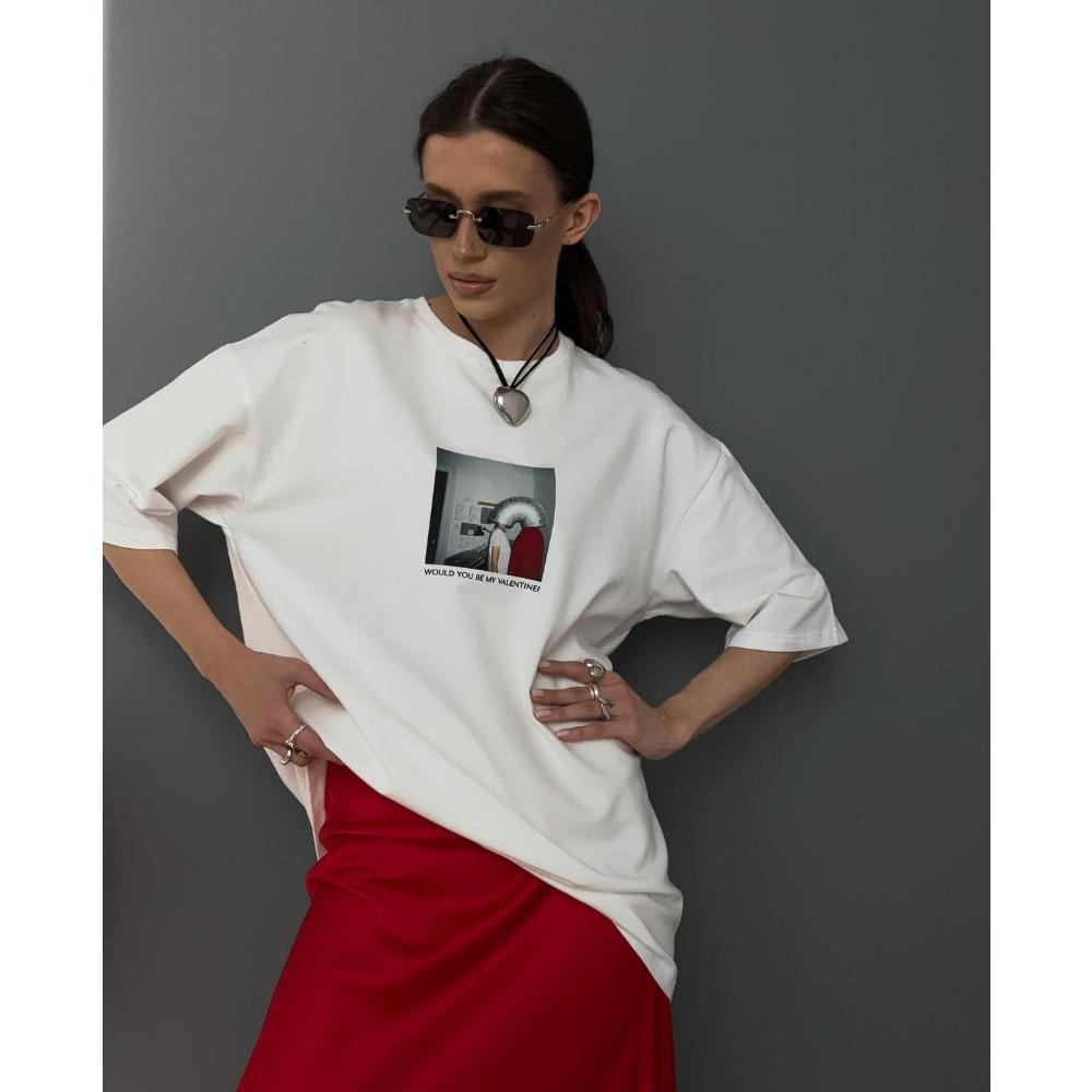 Hirsionsan Cute Picture Graphic Printed T Shirt Women Summer Spring 100% Cotton Short Sleeve Loose Tee Female Oversized Girls Tees Tops