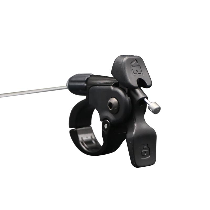 Рычаг дистанционного управления вилкой велосипеда с кабелем, кнопка блокировки из алюминиевого сплава, проводной контроллер для передней вилки горного велосипеда