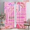 2pcs,2D Plane Printing Pattern Curtains Allison Flutter 100% Polyester (without Rod) All Seasons Perfect for Bedroom Living Room