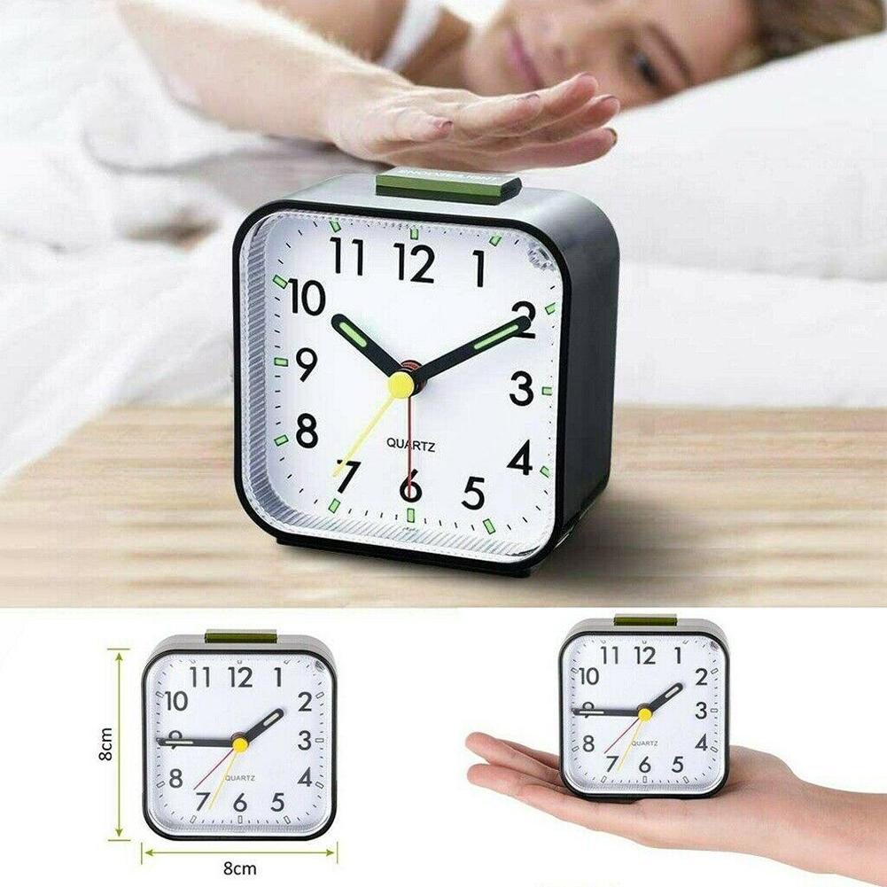 1PC Bedroom Alarm Clock Small Alarm Clock Silent Alarm