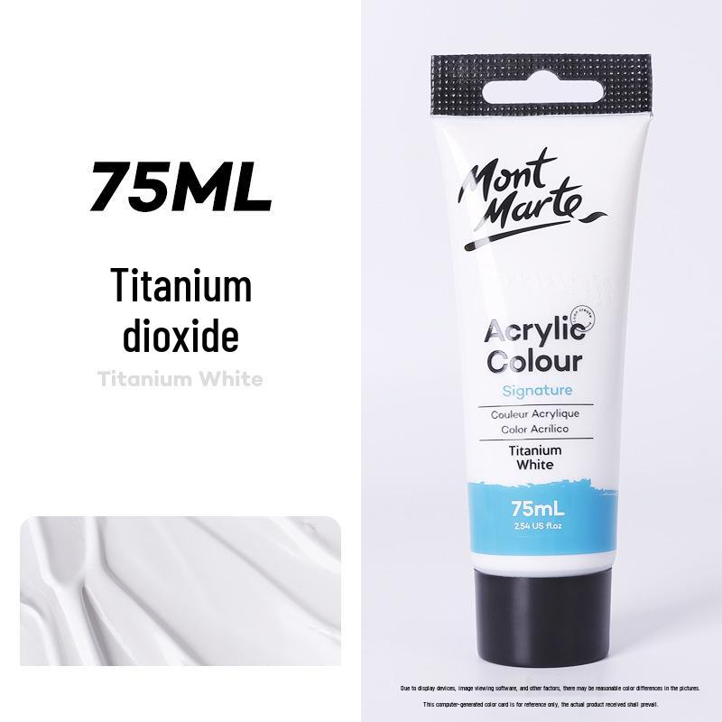 Montmartre 75ml Waterproof Non-Fading Acrylic Paint Set: Perfect for Children’s Textiles and Art Projects, Sunscreen Formula