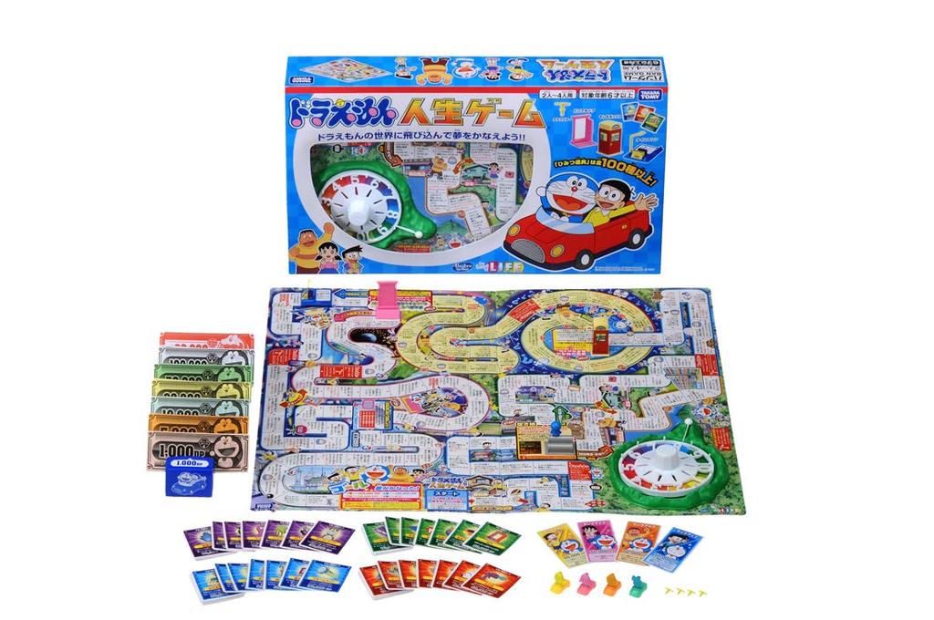 TAKARA TOMY Doraemon Life Game for 4 Players 6 Years Old and Up