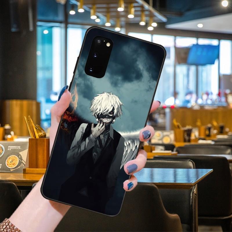 Чехол для телефона Kaneki Ken Tokyo Ghoul для Samsung Galaxy S6 S7 S8 S9 S10 S21 S22 Plus, ультрамягкий черный чехол для телефона