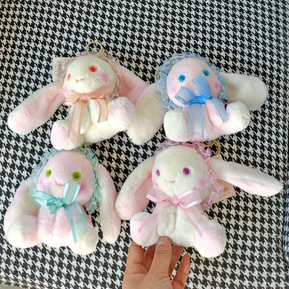 Японский брелок для ключей Кролики Плюшевая мода Лолита сумка кулон автомобильный ключ аксессуары мультяшный брелок