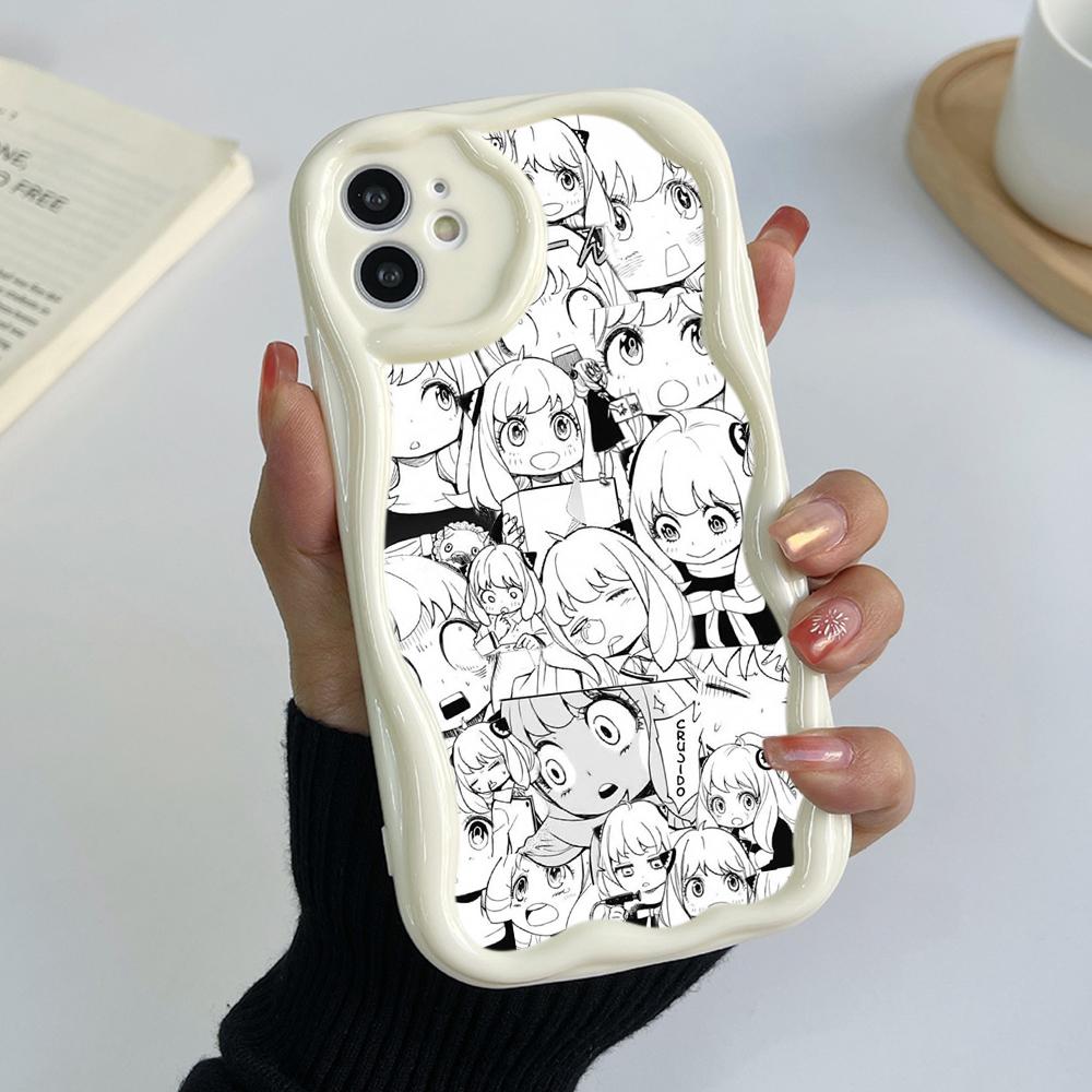 Ae98 SPY×FAMILY Anime Art Защитные чехлы для телефонов для Samsung S23 S24 Ultra A55 A14 A25 A13 Infinix Hot 40 Pro Tecno Spark 20C Wave Задняя крышка из ТПУ
