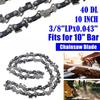 10-дюймовая цепь бензопилы 40 DL аксессуары для пилы сменная цепь бензопилы 3/8" LP 0.043" калибровочная цепь пилы для резки дерева