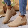 Fashion Women Boots Autumn New Pointed Thick Heel Boots Women Plus Size Fashion Shoes for Women Comfortable Casual Boots Botas De Mujer