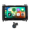 9" Carplay Android 11 Car Radio GPS Navi AHD Camera 2+32G Compatible for 04-12 Mercedes Benz B200