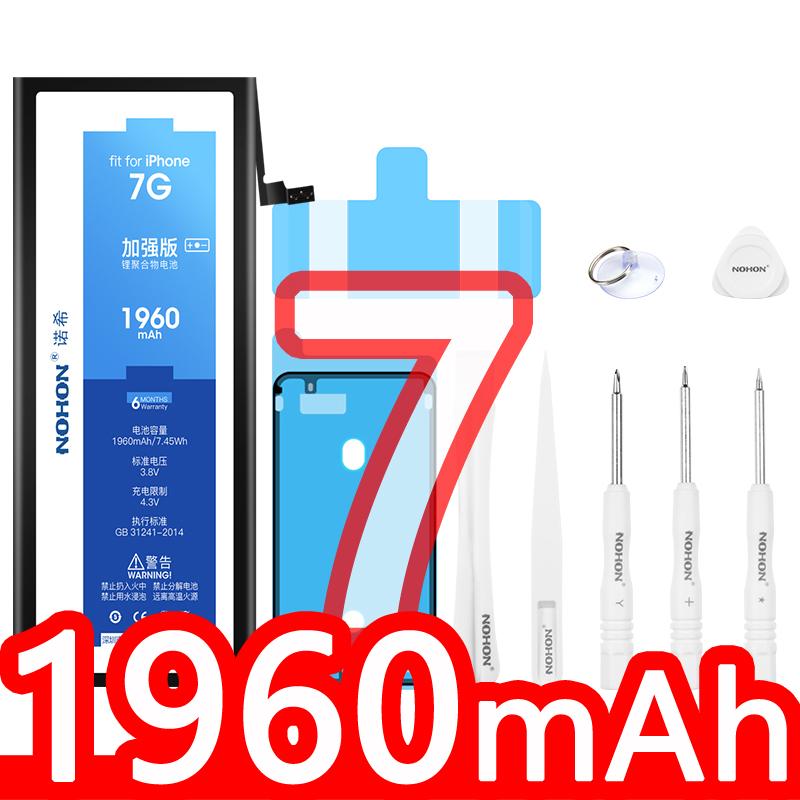 NOHON Battery For iPhone 6 7 8 Plus X XR XS XSMAX 11 Pro Replacement Original Capacity Polymer Mobile Phone Battery