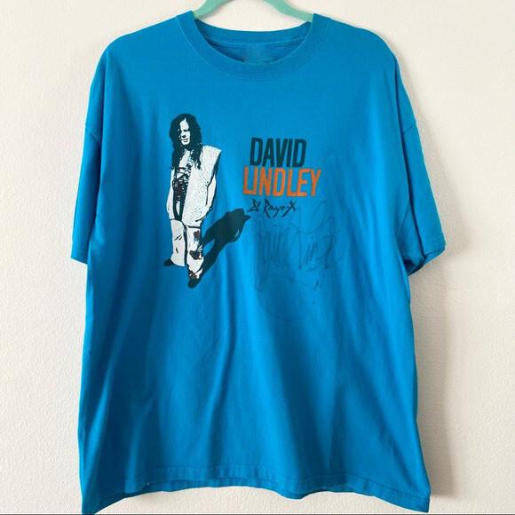 David Lindley El RayoX Band For Fans Cotton Blue All Size Shirt MM371 Unisex T-Shirt