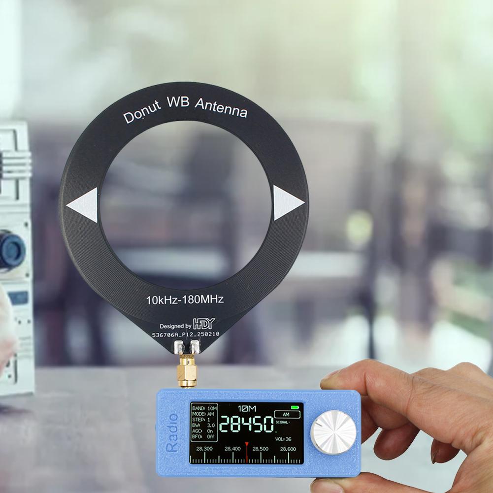 SI4732 0.5-108mhz All Band Radio Receiver LSB USB AM FM FM/AM Radio W/ Antenna 1.9inch IPS Screen HF SW MW VHF Pocket Mini Radio