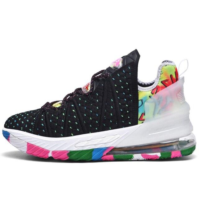 Новый дизайн унисекс, черные профессиональные баскетбольные кроссовки для мужчин и женщин, модные роскошные высокие кроссовки для стритбола, мужские корзины
