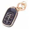 HOYZE Key Case, Key Cover, Cute, Car, Smart Key Case, Key Holder, Carabiner, Key Shell, Scratch Resistant, Lightweight, Gold Black