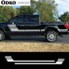 2Pcs Car Stickers For Ford F150 Door Side Skirt  Stripes Decals Truck Graphics Vinyl  Decor Cover Auto DIY Accessories