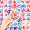 Новые 50 Красочных Цветов Бабочка Смешанные и Свежие Наклейки Девичье Сердце Без Повторов Наклейки для Украшения Ручного Счета