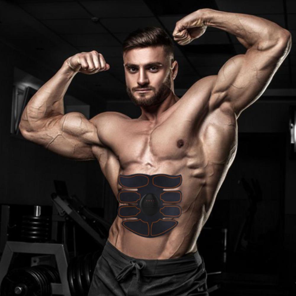 Смарт-EMS наклейка для тренировки мышц живота, массажер для мышц рук, тренажер для похудения, бодибилдинг, фитнес