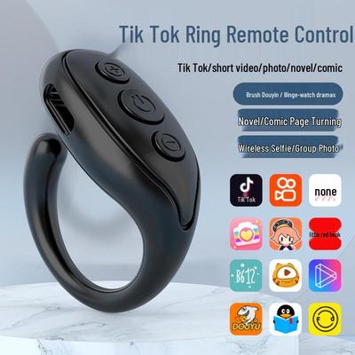 Bluetooth-пульт-кольцо для смартфонов - Идеально для просмотра видео и селфи
