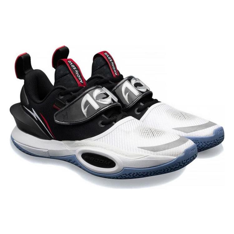 Новые LiNing All City 10 V2 ' Анонс ' Прочные Дышащие Низкие Игровые Баскетбольные Кроссовки Белые Черные ABAS059-1