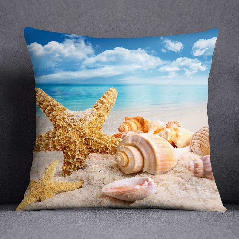 Наволочка с изображением морского животного и русалки, украшение для дома, квадратная наволочка, украшение для дома и офиса, наволочка