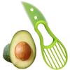 3 In 1 Avocado Slicer Shea Corer Plastic Knife Fruit Peeler Cutter Pulp Separator for Home Kitchen Gadgets Fruit Vegetable Tools