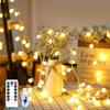 LED String Lights Outdoor/Indoor 12M Ball Chain Lights Garland Lights USB Fairy Lights For Festoon Party Home Christmas Decor