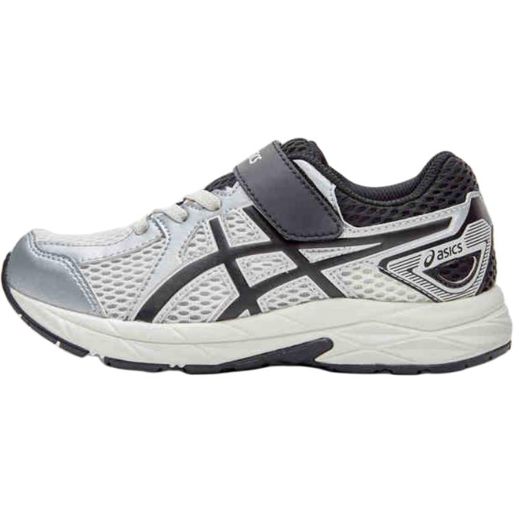New Asics Contend Jog Low Top Kids' Running Shoes White Black Kids' 1014A356-104