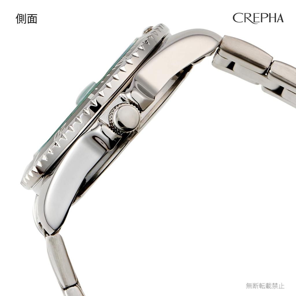 Analog Watch Solar Rechargeable Metal Band Silver [Clefer] Men's AV-AM284-BKS