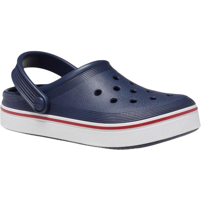 Crocs Off Court Clog K Comfortable Soft Non-Slip Durable Low-Top Kids Sandals Kids Sandals Blue 208477-4CC