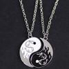 Fashion Jewelry Women Lovers Gossip Dragon Pendant Clavicle Chain Couple Necklace Yin Yang Necklace