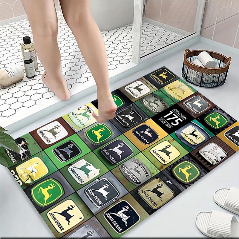 John Deere 175Th Anniversary Carpet Rug Soft Washable Antislip Home Living Room Sofa Mats Personalized Christmas Rug