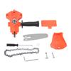4in Mini Drill To Chain Saw Adapter Simple ABS Steel Portable Electric Chain Saw Converter Accessory for Electric Drill