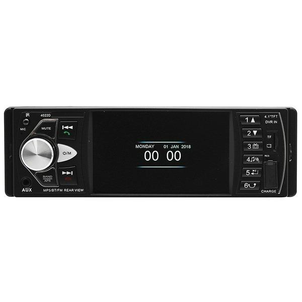 Автомагнитола HD 4.1'' 1Din FM Авторадио Аудио Стерео Bluetooth MP5 Плеер Инфракрасный Пульт Дистанционного Управления на Руле с Камерой Заднего Вида