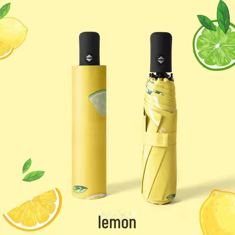 Женский автоматический складной зонт от солнца и дождя с защитой от УФ-лучей и логотипом