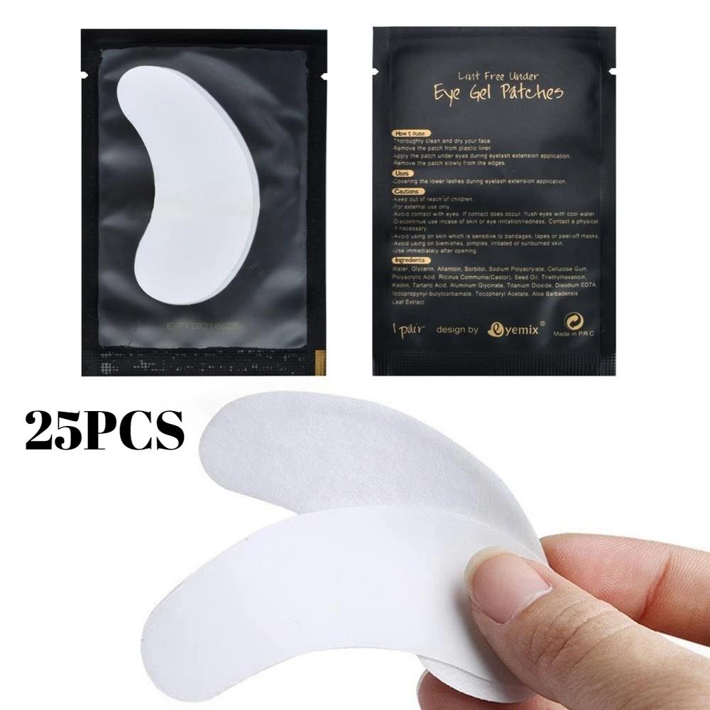 50/25 штук Подушечки для ресниц Гелевые Гидрогелевые Патчи для глаз Наращивание Под Глаза Бумажная Наклейка Лисьи Обертывания Инструменты для макияжа наращивания ресниц