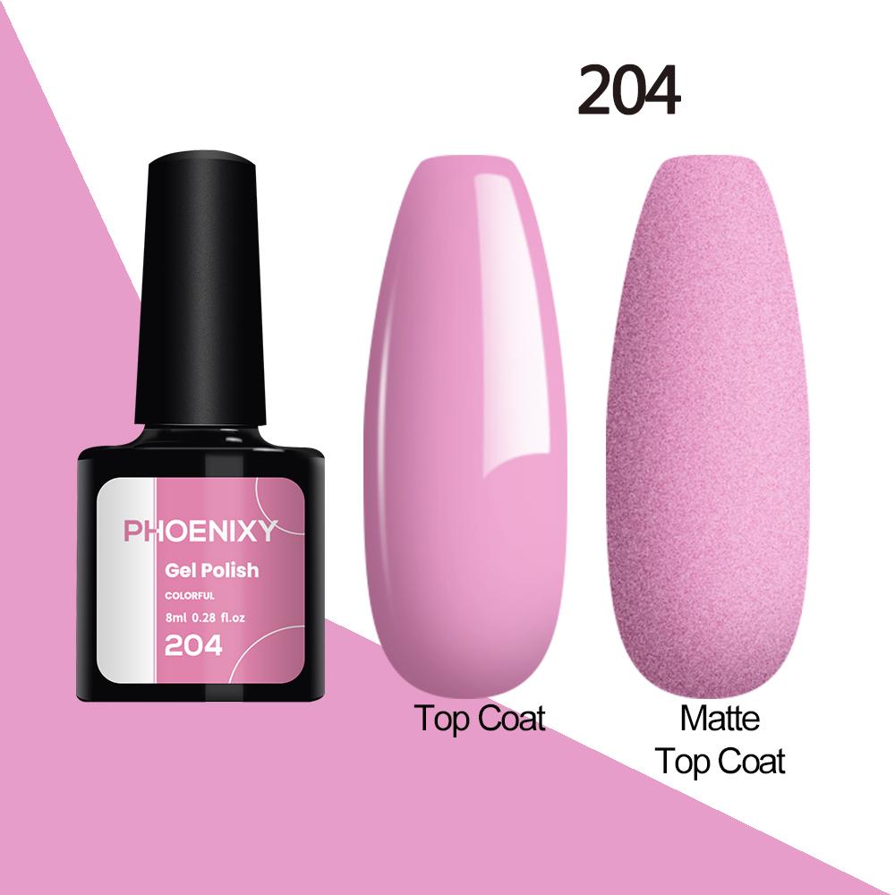 Лак для ногтей PHOENIXY, 8 мл, УФ-светодиодный гибридный лак для дизайна ногтей, гель-лайнер для маникюра, полупостоянная основа, верхнее покрытие, гель с блестками, блестящие цвета, гель