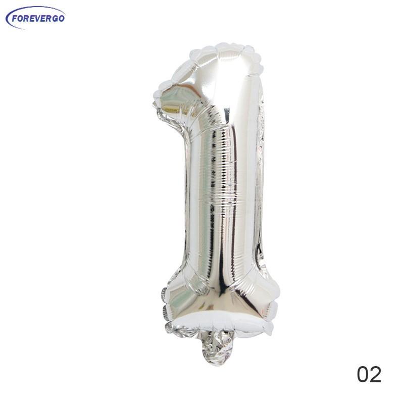 16-дюймовые фольгированные воздушные шары на день рождения, воздушный гелиевый шар с номером, воздушные шары для украшения вечеринки на день рождения