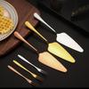 Stainless Steel Cake Spatula With Teeth Triangular Spatula Cake Cutlery Pizza Knife Baking Tool
