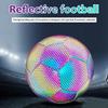 Size 4/5 Night Dark Football Luminous Soccer Balls LED Football Rubber Reflective Glowing Soccer Ball Boy Girl Sports Soccer Toy
