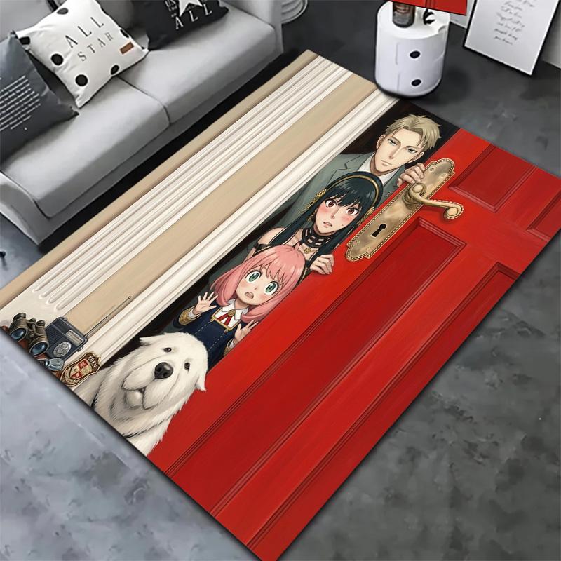 Spy Family Carpet Rug For Living Room Bedroom Home Sofa Decoration Kids Play Nonslip Floor Mat