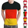 Мужская футболка с немецким принтом, мужской свободный повседневный топ с короткими рукавами