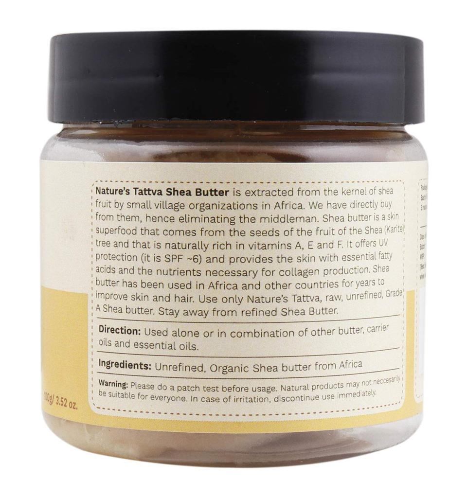 Африканское масло Ши: интенсивное питание кожи (100 г), African Shea Butter, Nature's Tattva